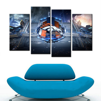 American Football Wall Art - AF5142 - Denver Broncos - American Football Poster - American Football Canvas