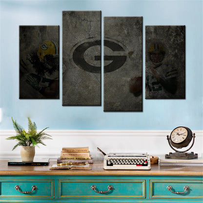 American Football Wall Art - AF5145 - Green Bay Packers - American Football Poster - American Football Canvas
