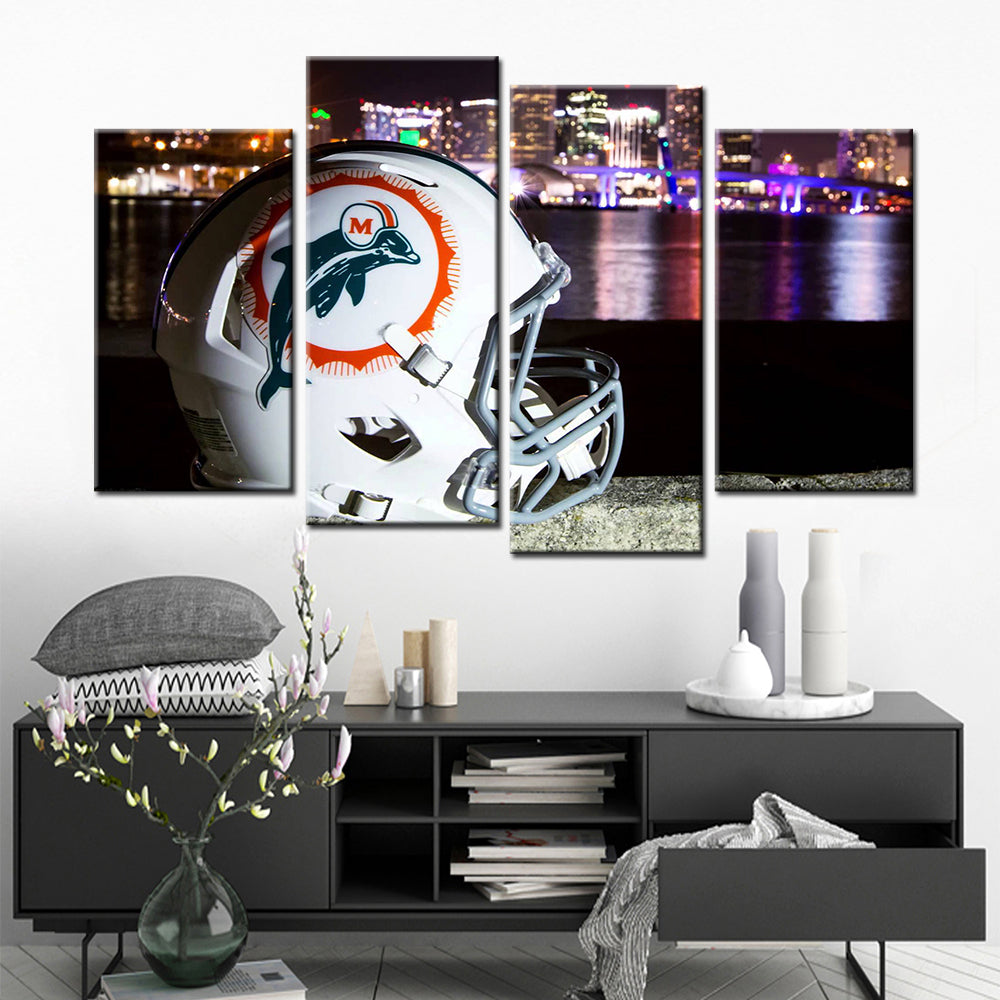 American Football Wall Art - AF5149 - Miami Dolphins - American Football Poster - American Football Canvas
