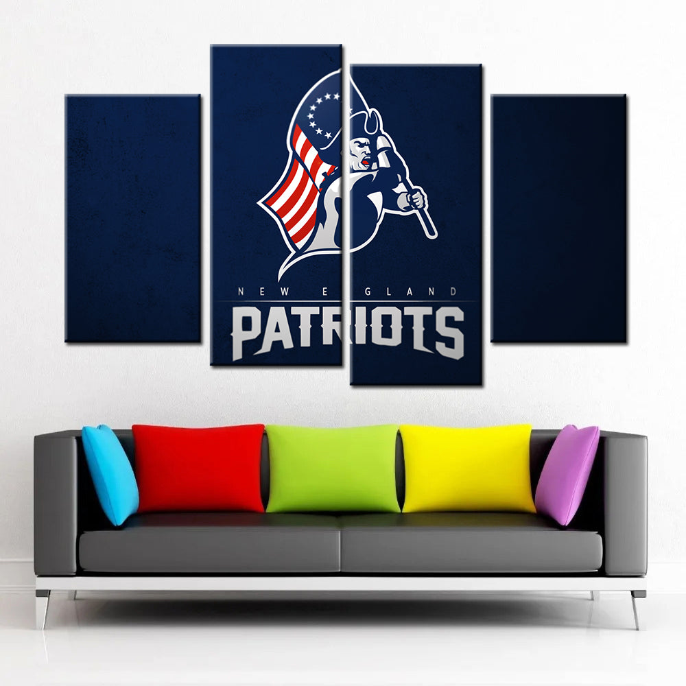American Football Wall Art - AF5152 - New England Patriots - American Football Poster - American Football Canvas