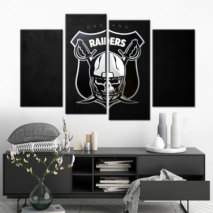 American Football Wall Art - AF5154 - Oakland Raiders - American Football Poster - American Football Canvas