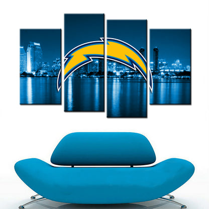 American Football Wall Art - AF5156 - San Diego Chargers - American Football Poster - American Football Canvas