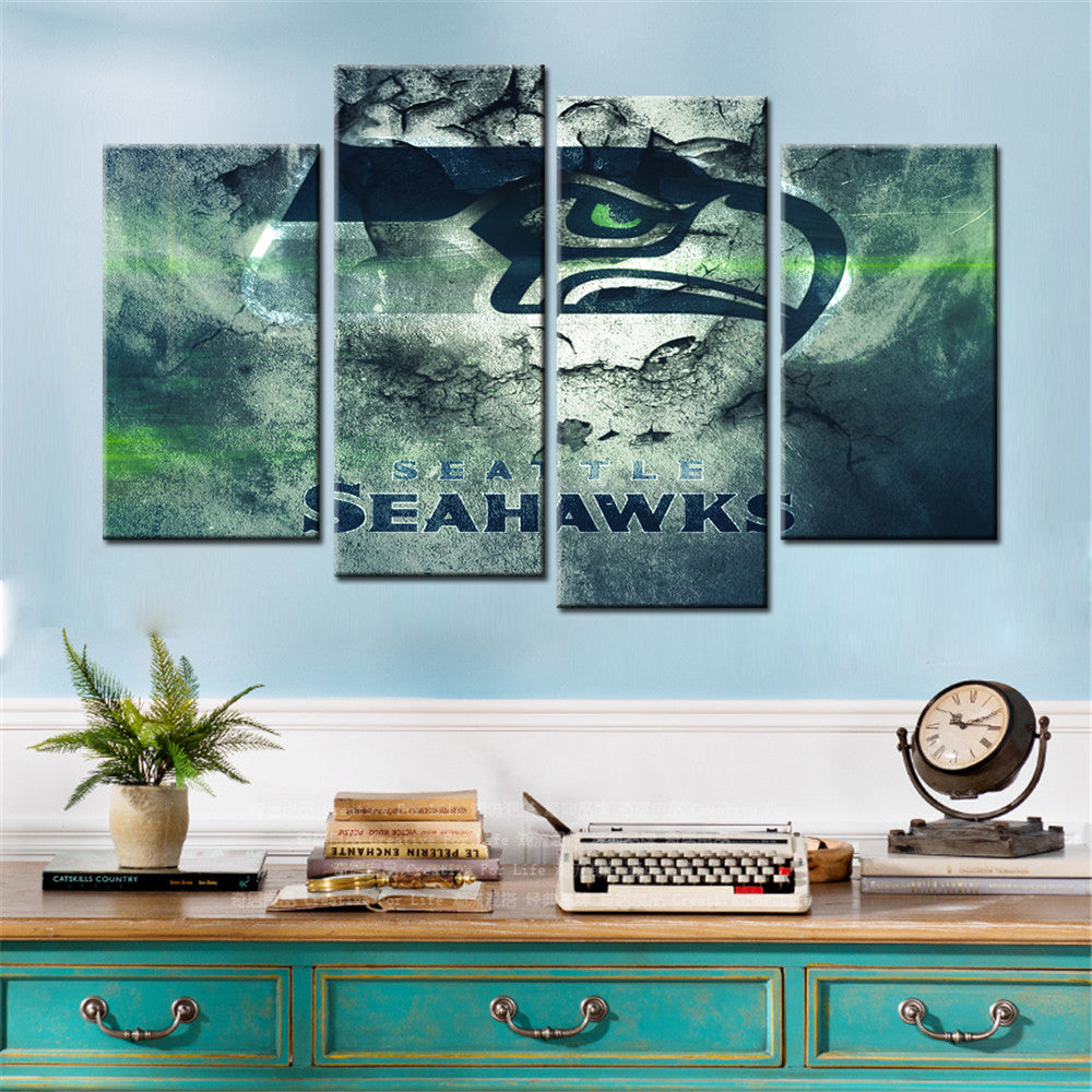 American Football Wall Art - AF5159 - Seattle Seahawks - American Football Poster - American Football Canvas