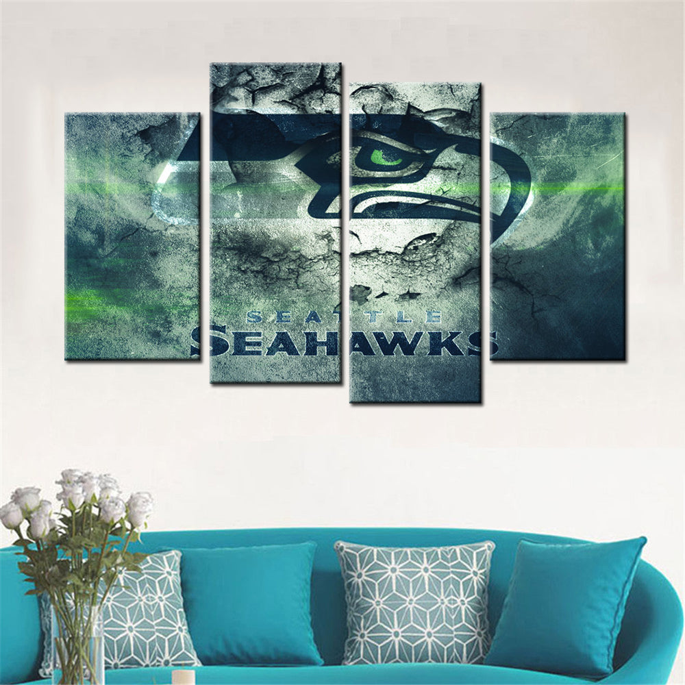American Football Wall Art - AF5159 - Seattle Seahawks - American Football Poster - American Football Canvas