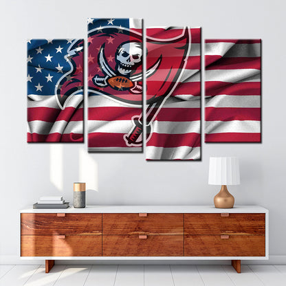American Football Wall Art - AF5161 - Tampa Bay Buccaneers - American Football Poster - American Football Canvas