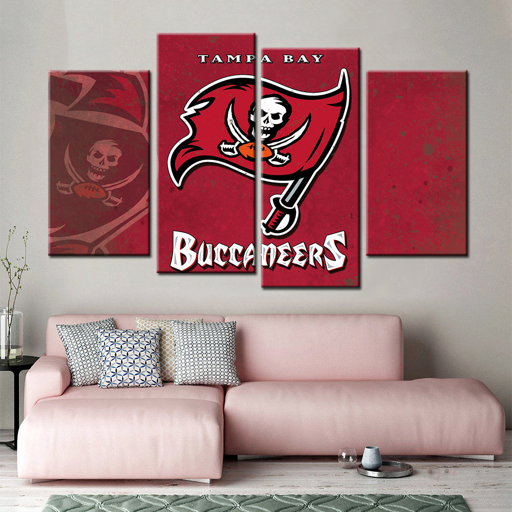 American Football Wall Art - AF5162 - Tampa Bay Buccaneers - American Football Poster - American Football Canvas