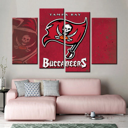 American Football Wall Art - AF5162 - Tampa Bay Buccaneers - American Football Poster - American Football Canvas
