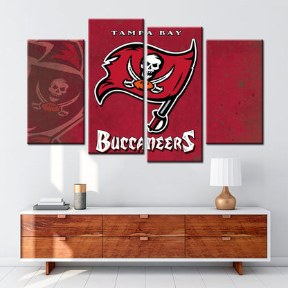 American Football Wall Art - AF5162 - Tampa Bay Buccaneers - American Football Poster - American Football Canvas