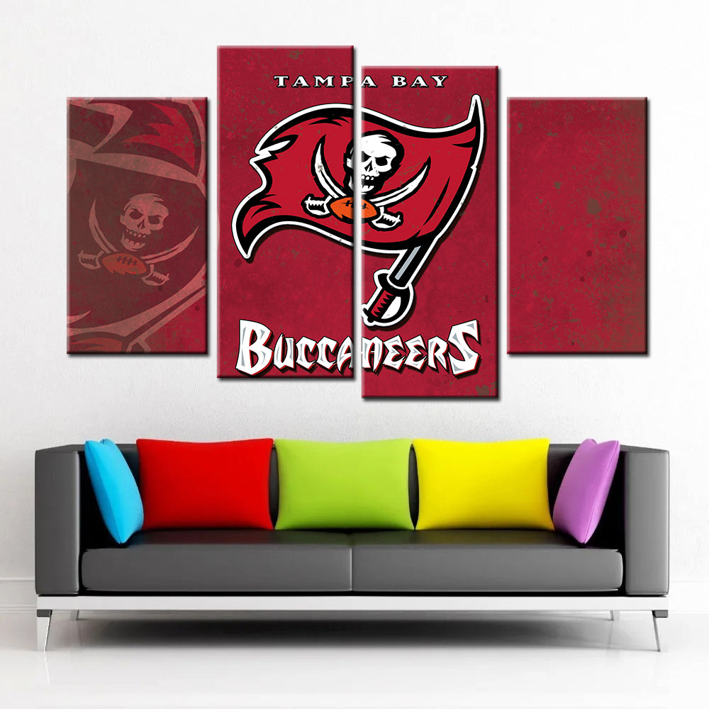 American Football Wall Art - AF5162 - Tampa Bay Buccaneers - American Football Poster - American Football Canvas
