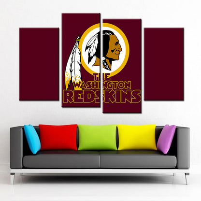 American Football Wall Art - AF5165 - Washington Redskins - American Football Poster - American Football Canvas