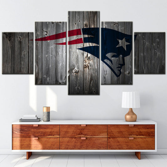 American Football Canvas Wall Art - AF5094 - New England Patriots - NFL Teams