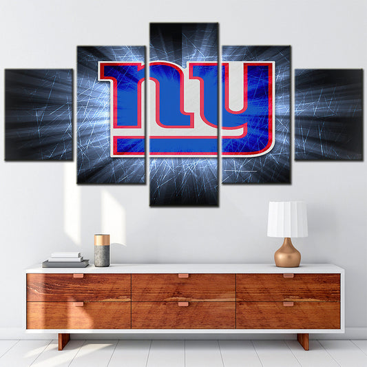 American Football - 5 Pieces Wall Art - AF5095 - New York Giants - American Football Poster - American Football Canvas
