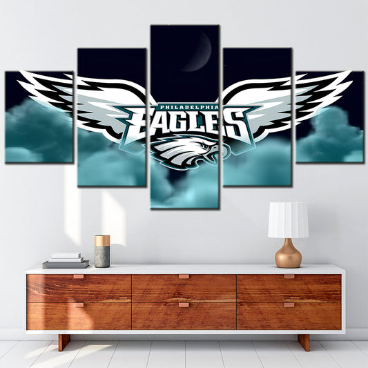 American Football - 5 Pieces Wall Art - AF5098 - Philadelphia Eagles - American Football Poster - American Football Canvas