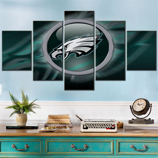 American Football - 5 Pieces Wall Art - AF5100 - Philadelphia Eagles - American Football Poster - American Football Canvas