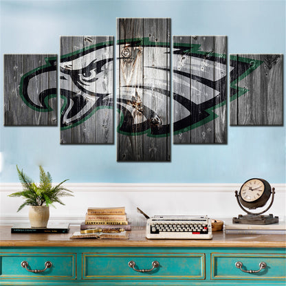 American Football - 5 Pieces Wall Art - AF5101 - Philadelphia Eagles - American Football Poster - American Football Canvas