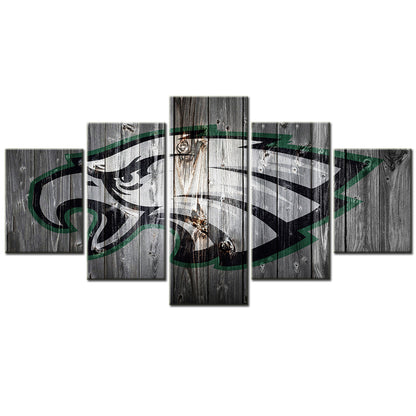 American Football - 5 Pieces Wall Art - AF5101 - Philadelphia Eagles - American Football Poster - American Football Canvas