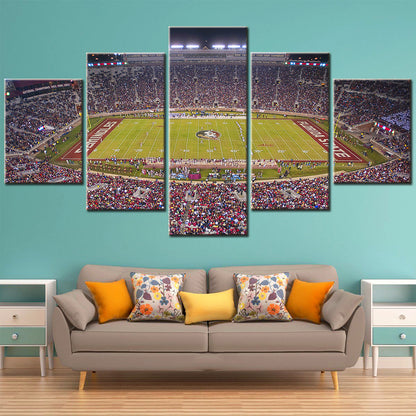American Football - 5 Pieces Wall Art - AF5109 - Doak S. Campbell Stadium - Florida State University - American Football Poster - American Football Canvas