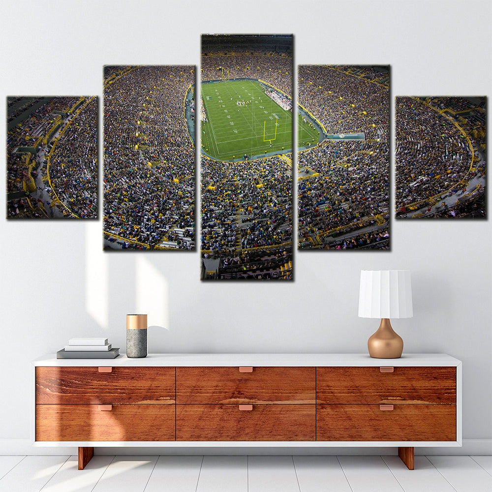 American Football Canvas Wall Art - AF5110 - Lambeau Field - Green Bay Packers Stadium