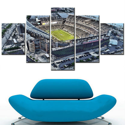 American Football - 5 Pieces Wall Art - AF5113 - Lincoln Financial Field - Philadelphia Eagles - American Football Poster - American Football Canvas