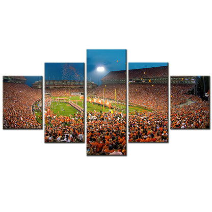 American Football - 5 Pieces Wall Art - AF5116 - Clemson Tigers - Death Valley – Clemson Tigers - American Football Poster - American Football Canvas