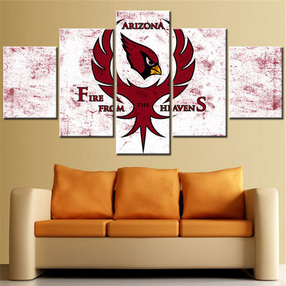 American Football Canvas Wall Art - AF5133 - Arizona Cardinals - Fire From The Heavens - NFL Teams