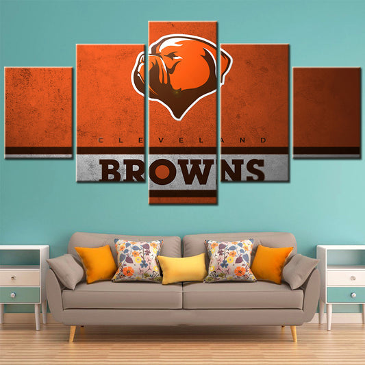 American Football Wall Art - AF5138 - Cleveland Browns - American Football Poster - American Football Canvas
