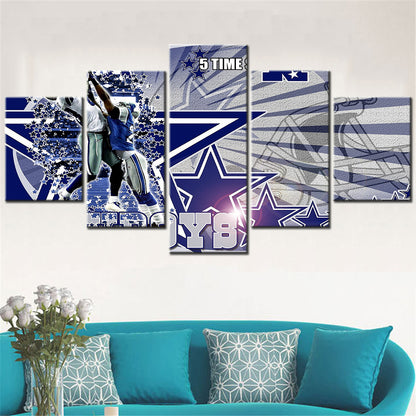 American Football Wall Art - AF5139 - Dallas Cowboys - American Football Poster - American Football Canvas