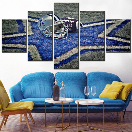 American Football Canvas Wall Art - AF5140 - Dallas Cowboys - NFL Teams