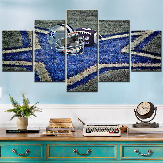 American Football Canvas Wall Art - AF5140 - Dallas Cowboys - NFL Teams