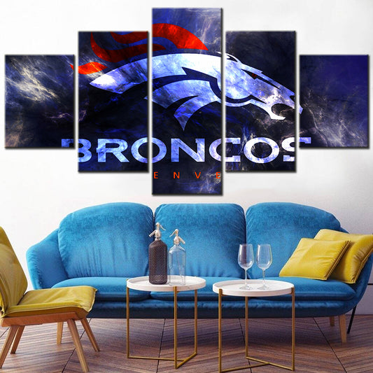 American Football Wall Art - AF5141 - Denver Broncos - American Football Poster - American Football Canvas