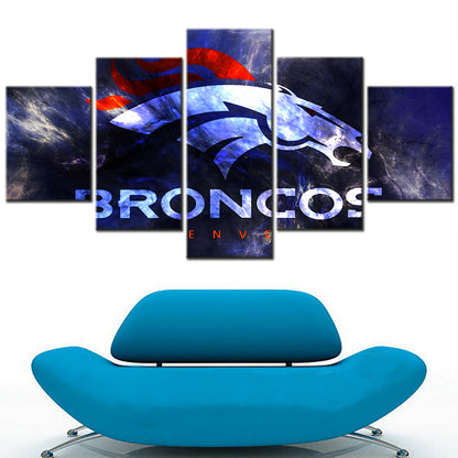 American Football Wall Art - AF5141 - Denver Broncos - American Football Poster - American Football Canvas