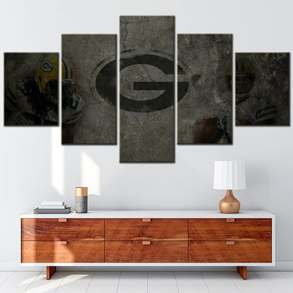 American Football Wall Art - AF5145 - Green Bay Packers - American Football Poster - American Football Canvas