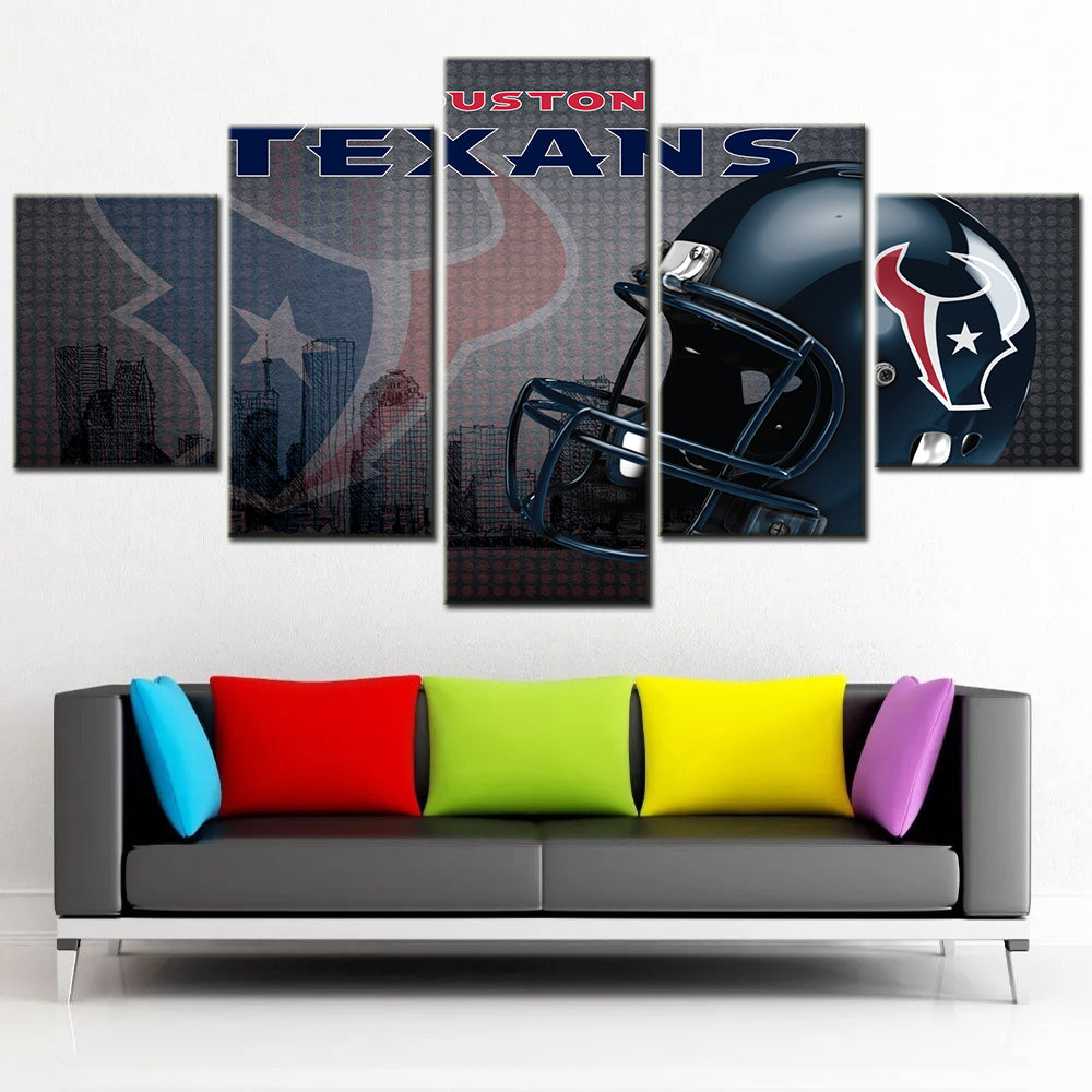 American Football Wall Art - AF5146 - Houston Texans - American Football Poster - American Football Canvas