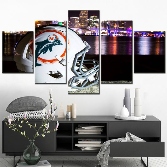 American Football Wall Art - AF5149 - Miami Dolphins - American Football Poster - American Football Canvas