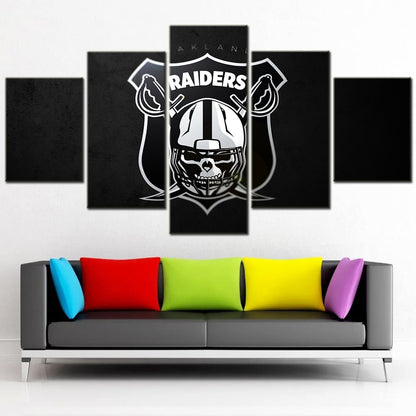 American Football Wall Art - AF5154 - Oakland Raiders - American Football Poster - American Football Canvas