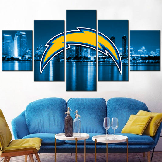 American Football Wall Art - AF5156 - San Diego Chargers - American Football Poster - American Football Canvas