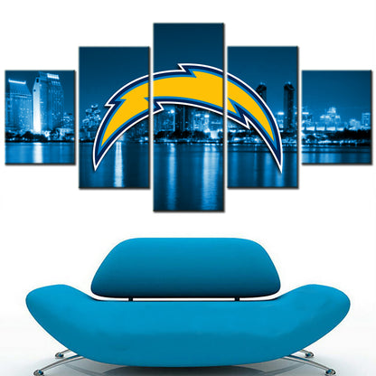 American Football Wall Art - AF5156 - San Diego Chargers - American Football Poster - American Football Canvas
