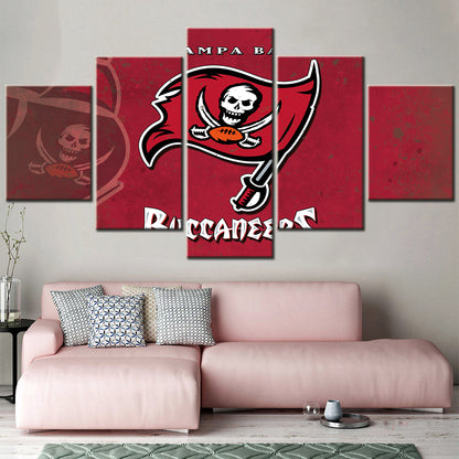 American Football Wall Art - AF5162 - Tampa Bay Buccaneers - American Football Poster - American Football Canvas