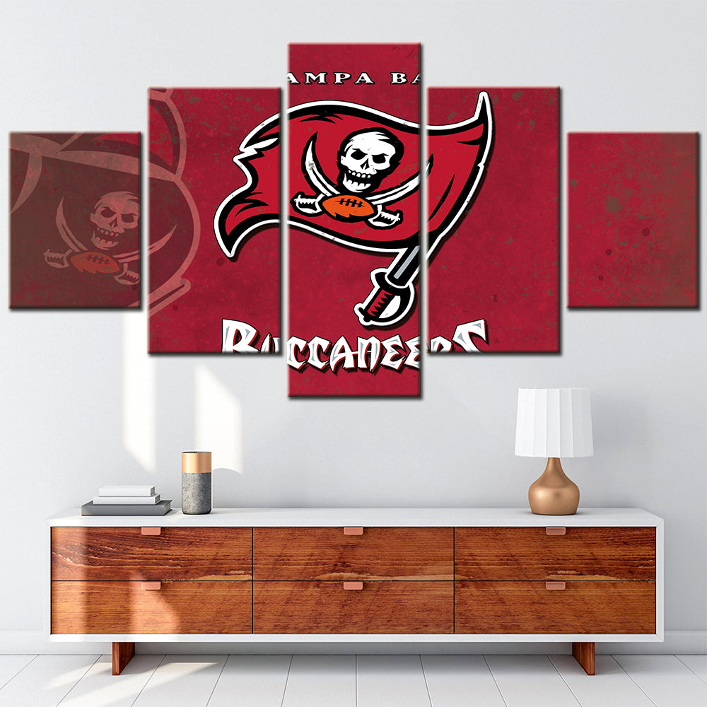 American Football Wall Art - AF5162 - Tampa Bay Buccaneers - American Football Poster - American Football Canvas