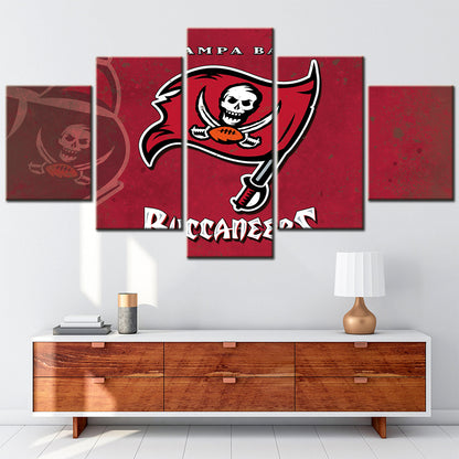 American Football Wall Art - AF5162 - Tampa Bay Buccaneers - American Football Poster - American Football Canvas