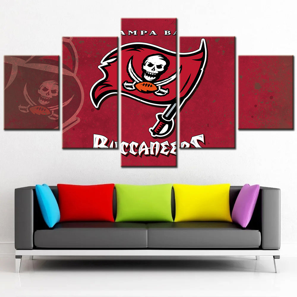 American Football Wall Art - AF5162 - Tampa Bay Buccaneers - American Football Poster - American Football Canvas