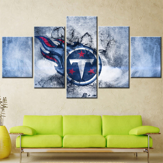 American Football Canvas Wall Art - AF5163 - Tennessee Titans - NFL Teams