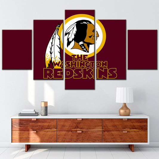 American Football Wall Art - AF5165 - Washington Redskins - American Football Poster - American Football Canvas