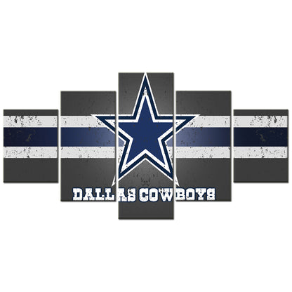 American Football - 5 Pieces Wall Art - AF5004 - Dallas Cowboys - American Football Poster - American Football Canvas