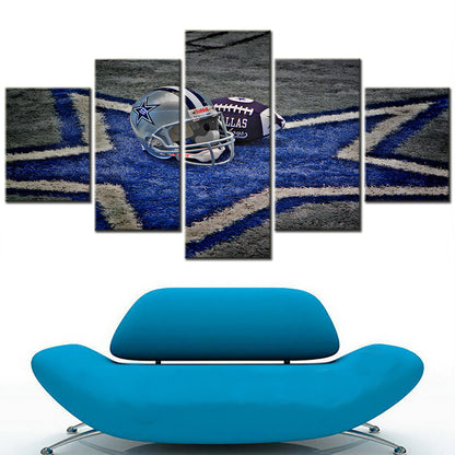 American Football - 5 Pieces Wall Art - AF5048 - Dallas Cowboys - American Football Poster - American Football Canvas