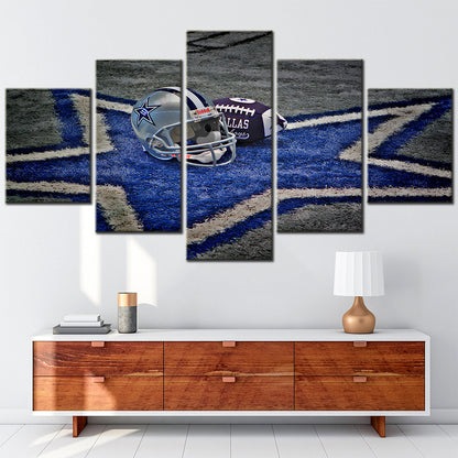 American Football - 5 Pieces Wall Art - AF5048 - Dallas Cowboys - American Football Poster - American Football Canvas