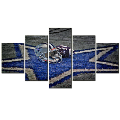 American Football - 5 Pieces Wall Art - AF5048 - Dallas Cowboys - American Football Poster - American Football Canvas