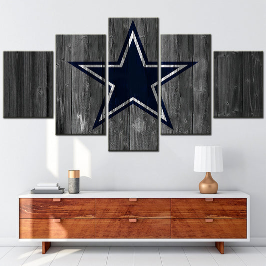 American Football - 5 Pieces Wall Art - AF5049 - Dallas Cowboys - American Football Poster - American Football Canvas