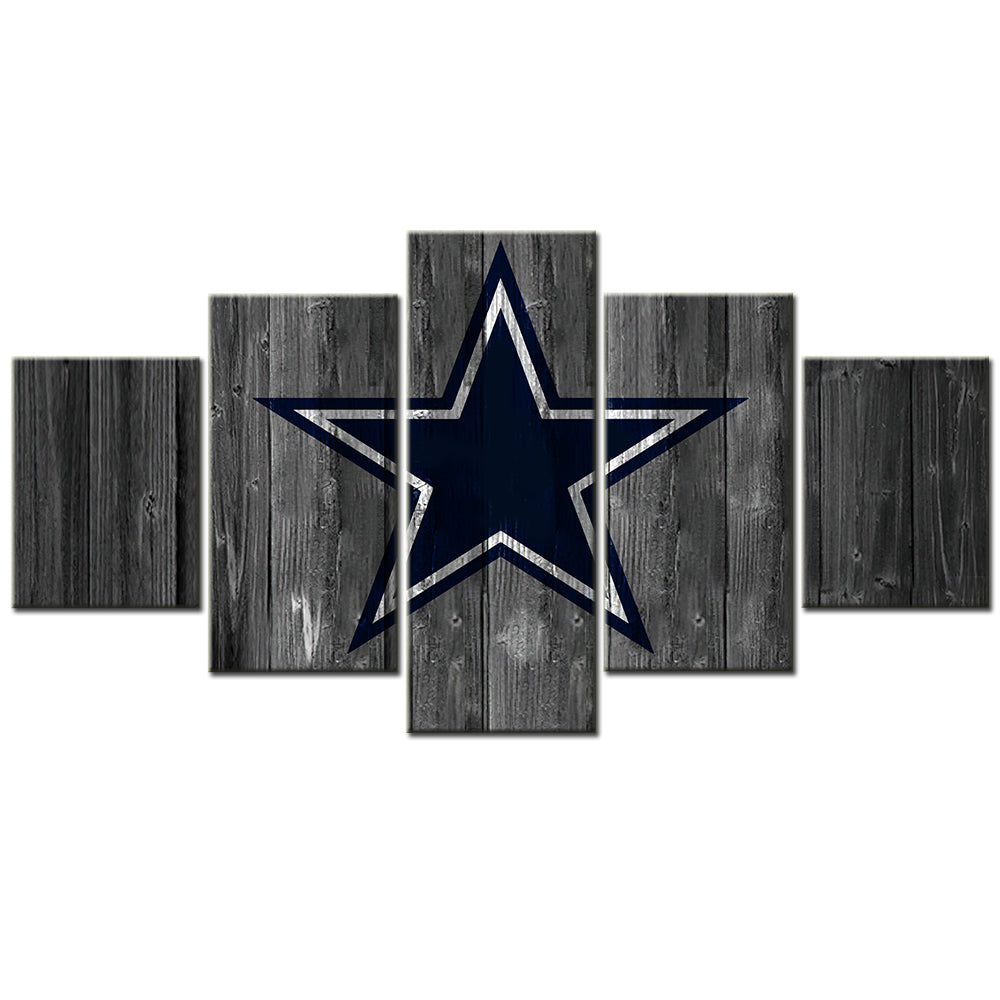 American Football - 5 Pieces Wall Art - AF5049 - Dallas Cowboys - American Football Poster - American Football Canvas