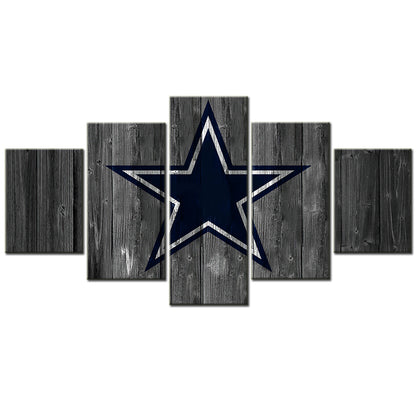 American Football - 5 Pieces Wall Art - AF5049 - Dallas Cowboys - American Football Poster - American Football Canvas